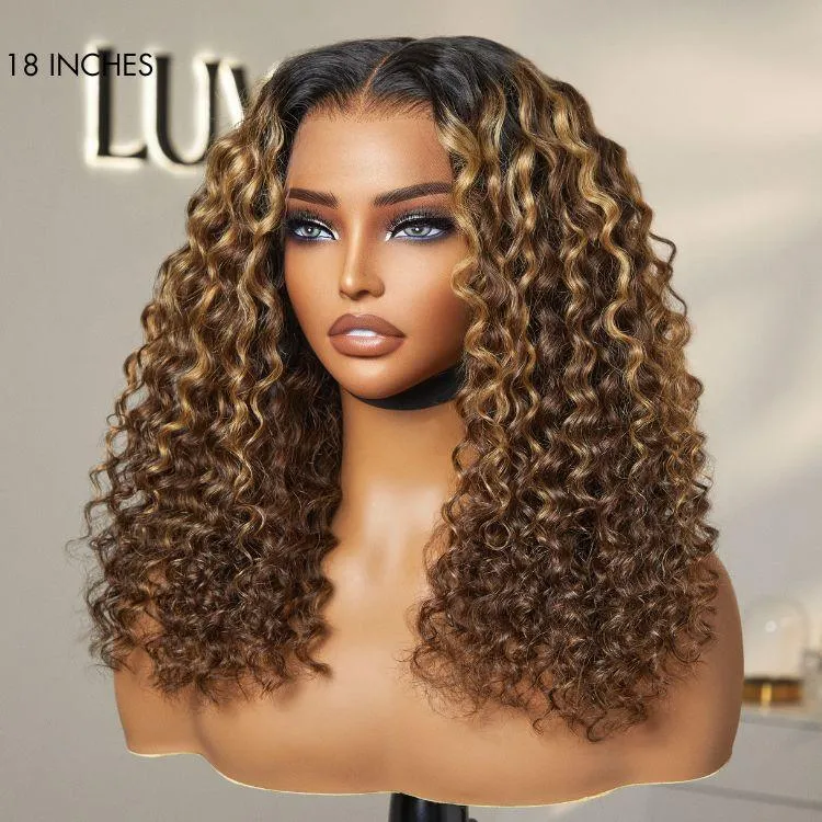 PreMax 2.0 Wigs | Nature Max Highlights Color Deep Wave Ear-to-ear Glueless 13x6 Frontal HD Lace Knotless Wig