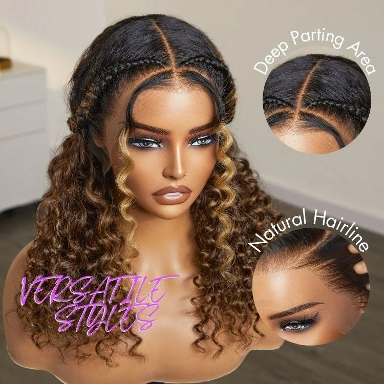 PreMax 2.0 Wigs | Nature Max Highlights Color Deep Wave Ear-to-ear Glueless 13x6 Frontal HD Lace Knotless Wig
