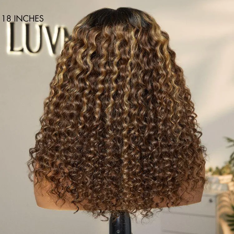 PreMax 2.0 Wigs | Nature Max Highlights Color Deep Wave Ear-to-ear Glueless 13x6 Frontal HD Lace Knotless Wig