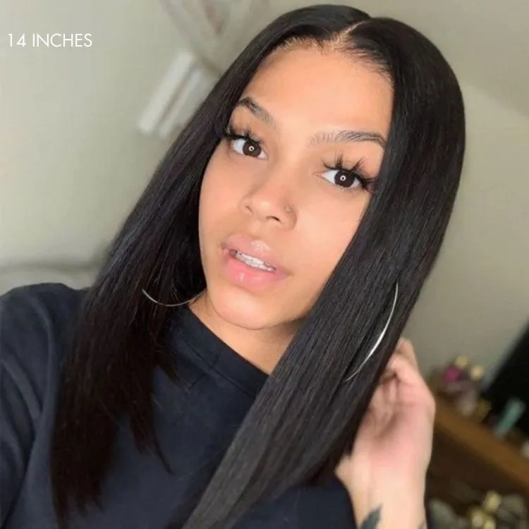 PreMax Wigs - Luvme Hair Body Wave / Straight Glueless 13x4 Frontal Lace Long Wig Pre-Cut Lace