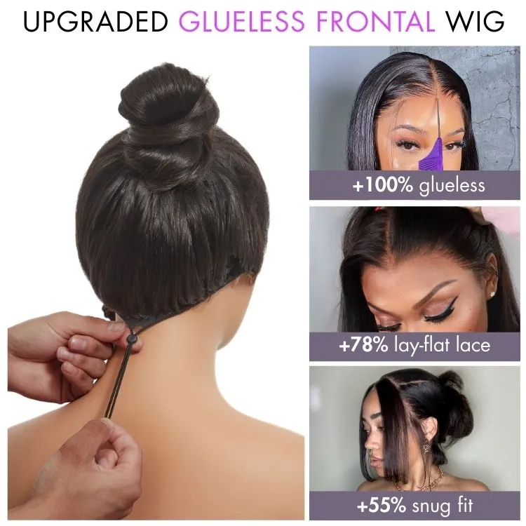 PreMax Wigs - Luvme Hair Body Wave / Straight Glueless 13x4 Frontal Lace Long Wig Pre-Cut Lace