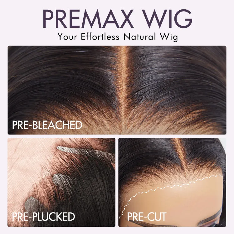 PreMax Wigs - Luvme Hair Body Wave / Straight Glueless 13x4 Frontal Lace Long Wig Pre-Cut Lace