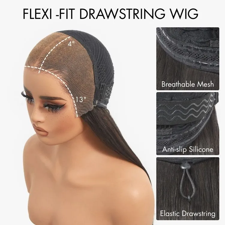 PreMax Wigs - Luvme Hair Body Wave / Straight Glueless 13x4 Frontal Lace Long Wig Pre-Cut Lace