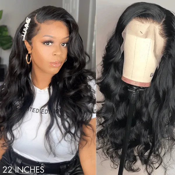 PreMax Wigs - Luvme Hair Body Wave / Straight Glueless 13x4 Frontal Lace Long Wig Pre-Cut Lace