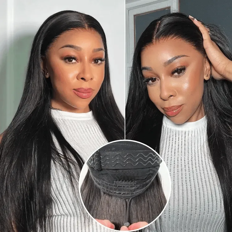 PreMax Wigs - Luvme Hair Body Wave / Straight Glueless 13x4 Frontal Lace Long Wig Pre-Cut Lace