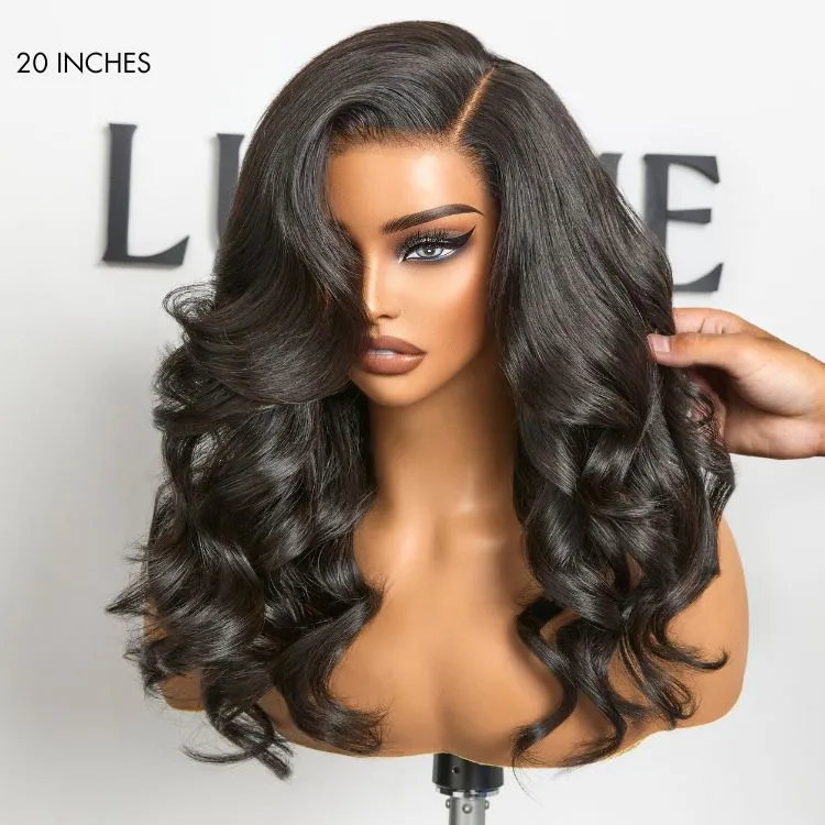PreMax Wigs | Luxury HD Full Lace Flexi-Fit Invisi Drawstring Cap Loose Body Wave Human Hair Wig