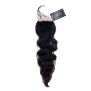 Raw Indian Curly 4x4 Transparent Lace Human Hair Closure