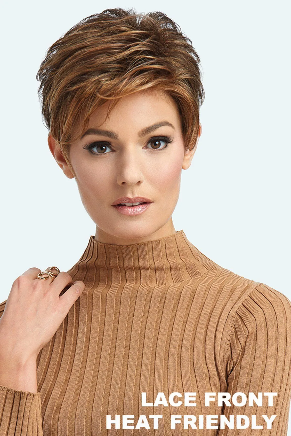 Sale - Raquel Welch Wigs - Advanced French - Color: Shaded Honey Ginger (RL14/25SS)