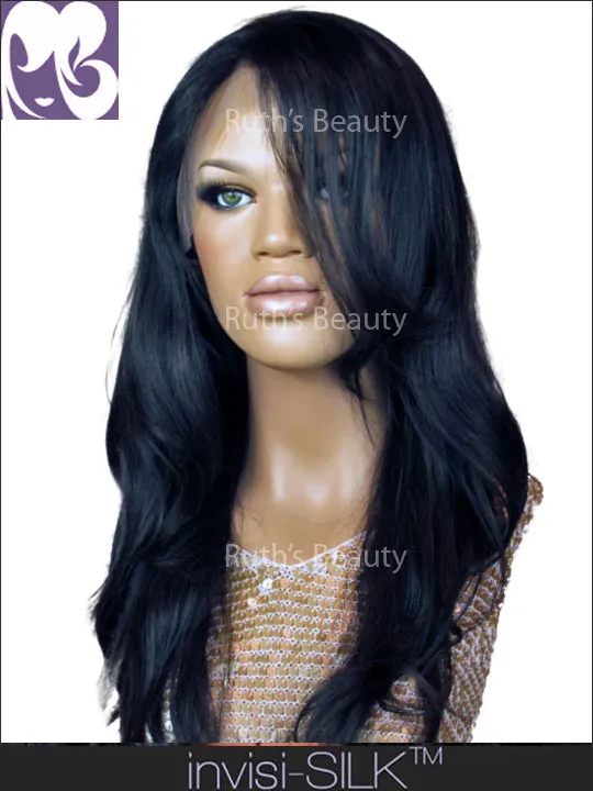 SILK TOP LACE WIG: Robin Virgin Malaysian Professional Cut