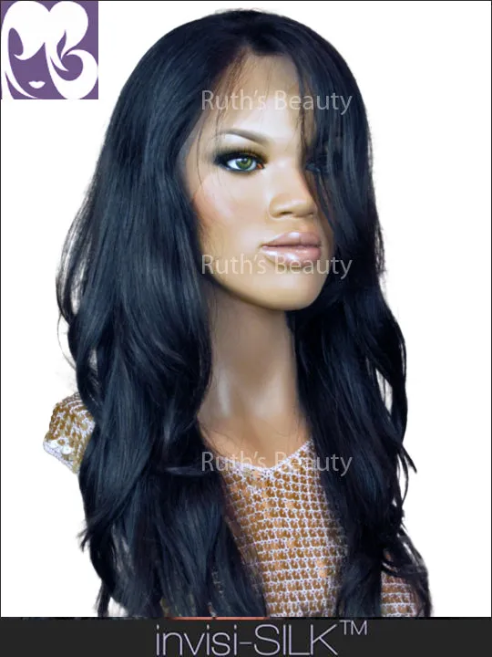 SILK TOP LACE WIG: Robin Virgin Malaysian Professional Cut