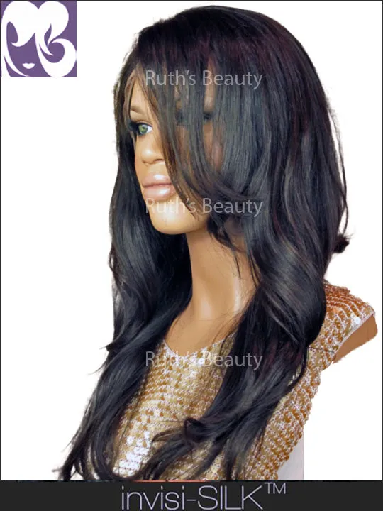 SILK TOP LACE WIG: Robin Virgin Malaysian Professional Cut