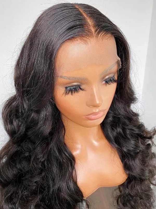 Undetectable HD Lace 180% Loose Wave Lace Front Human Hair Wigs NCF62