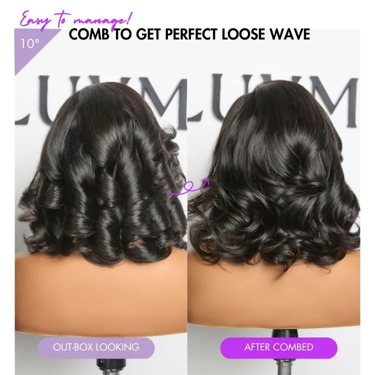 Weekly Special | PreMax Wigs - Honey Blonde Highlight / Natural Black / Ombre Blonde Bouncy Body Wave Glueless 13x4 Frontal Lace Human Hair Wig