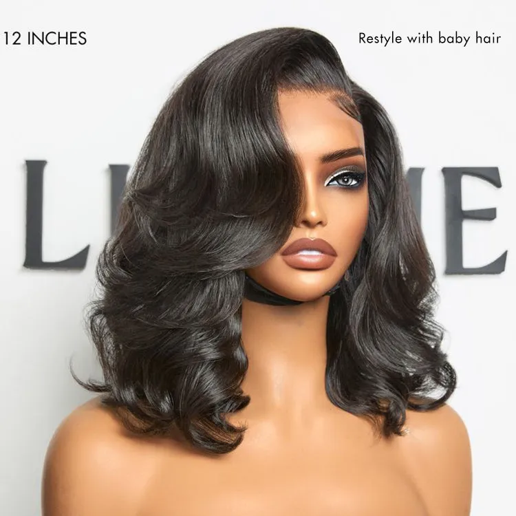 Weekly Special | PreMax Wigs - Honey Blonde Highlight / Natural Black / Ombre Blonde Bouncy Body Wave Glueless 13x4 Frontal Lace Human Hair Wig