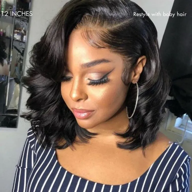 Weekly Special | PreMax Wigs - Honey Blonde Highlight / Natural Black / Ombre Blonde Bouncy Body Wave Glueless 13x4 Frontal Lace Human Hair Wig