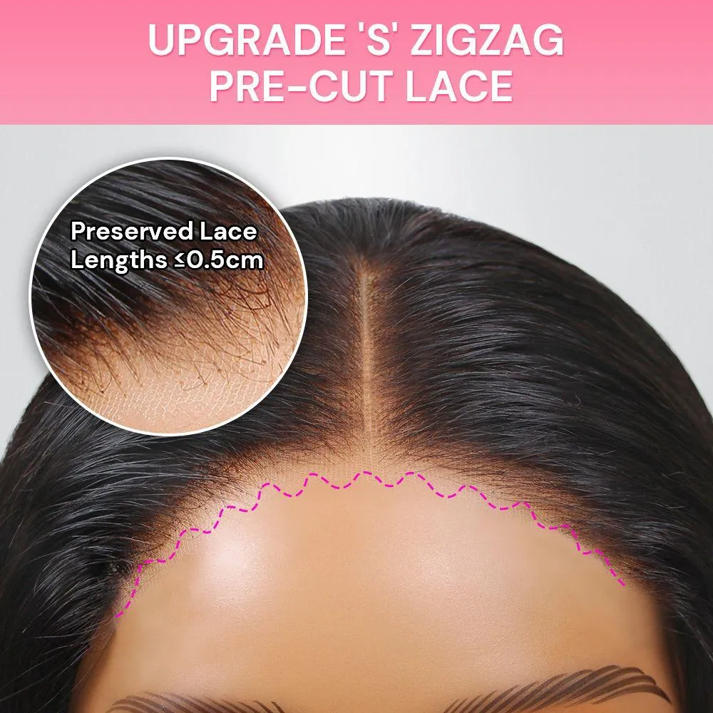 WOWANGEL Ombre Burgundy 13X6 HD Lace Front Wigs Body Wave